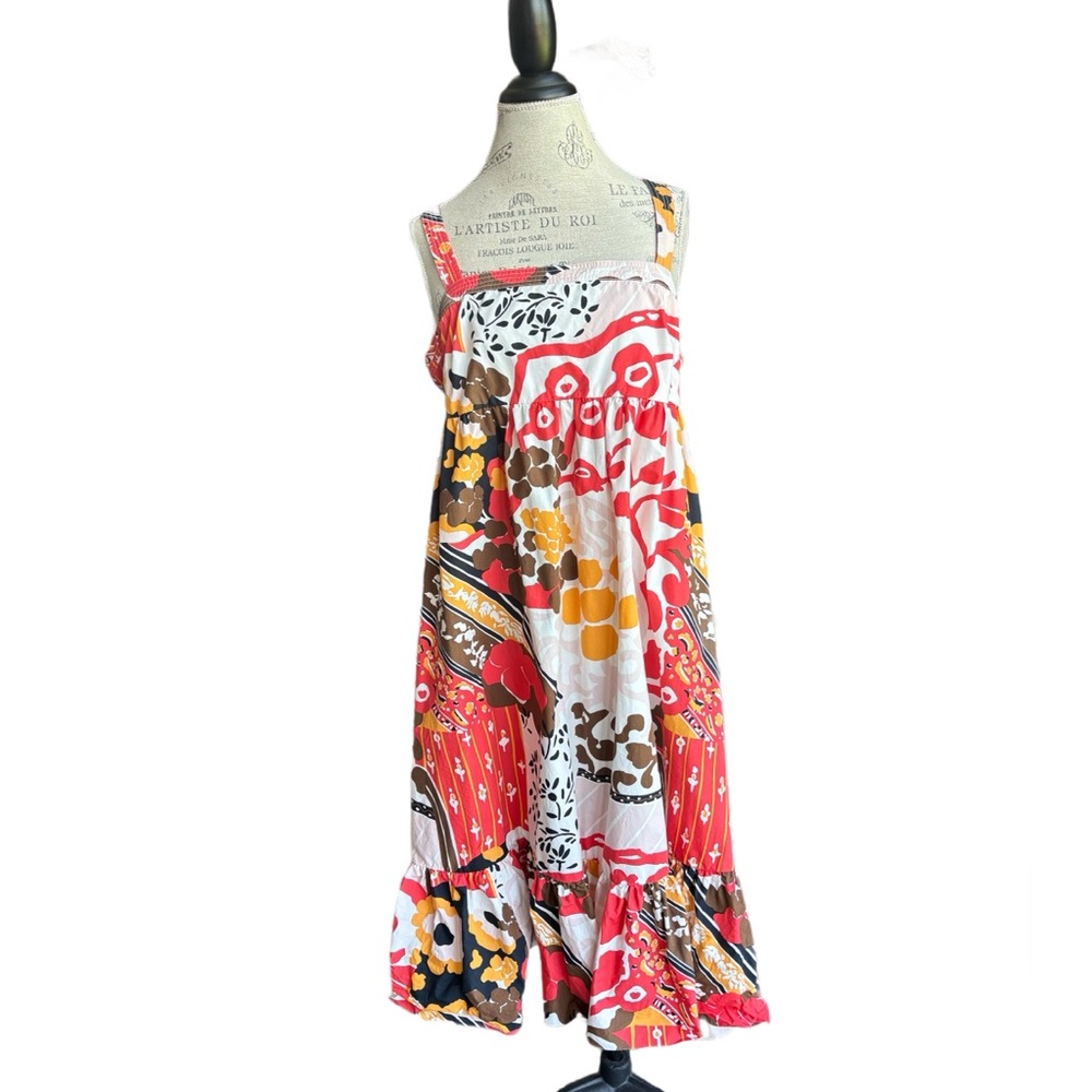 J. Crew Cross-back Boho Midi Dress, Size 14